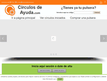 Tablet Screenshot of circulosdeayuda.com